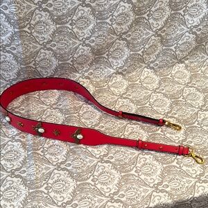 Stylish Red Shoulder or Crossbody Strap